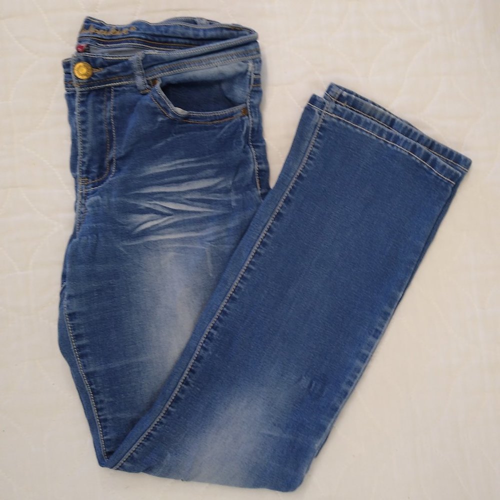 State of Independence Size 11 Women's Distressed Skinny Fit Jeans Style: SI5058…